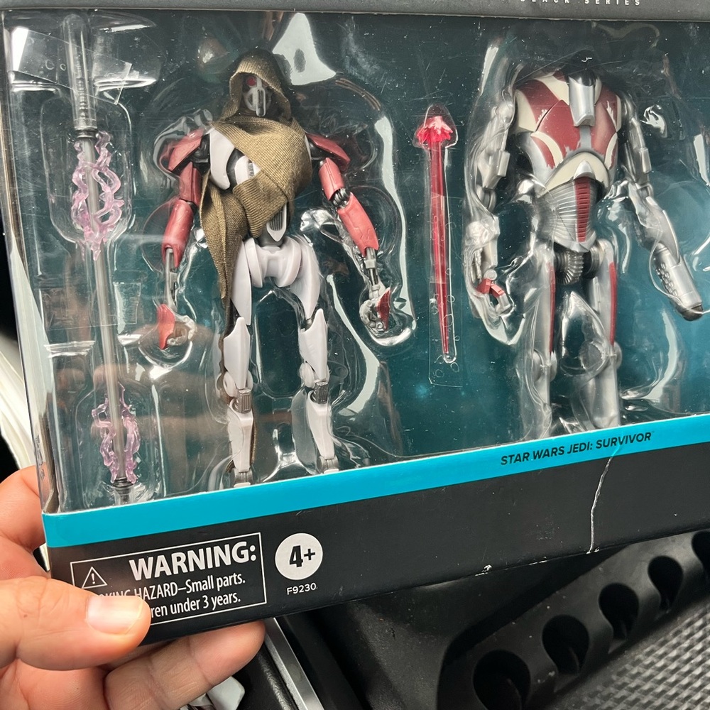 Hasbro Star Wars Jedi Survivor Action Figures - Red, Silver, Brown